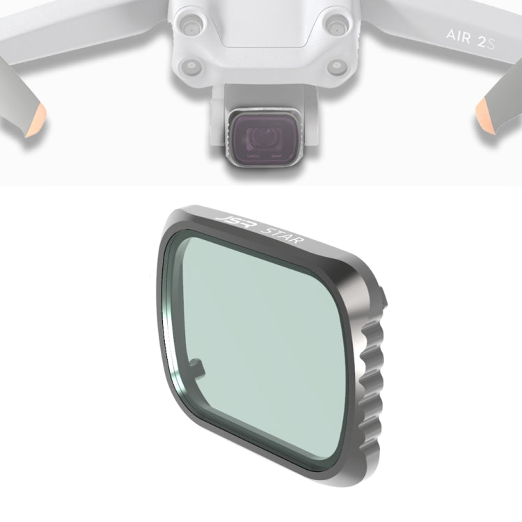 JSR KS STAR Effect Lens Filter for DJI Air 2S, Aluminum Frame, STAR JSR KS STAR Effect Lens Filter for DJI Air 2S, Aluminum Frame, STAR